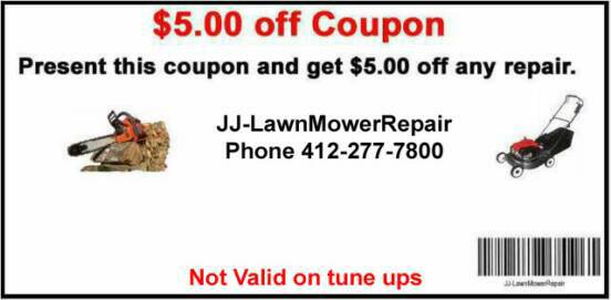 Bring coupon for 5 dollars off repair